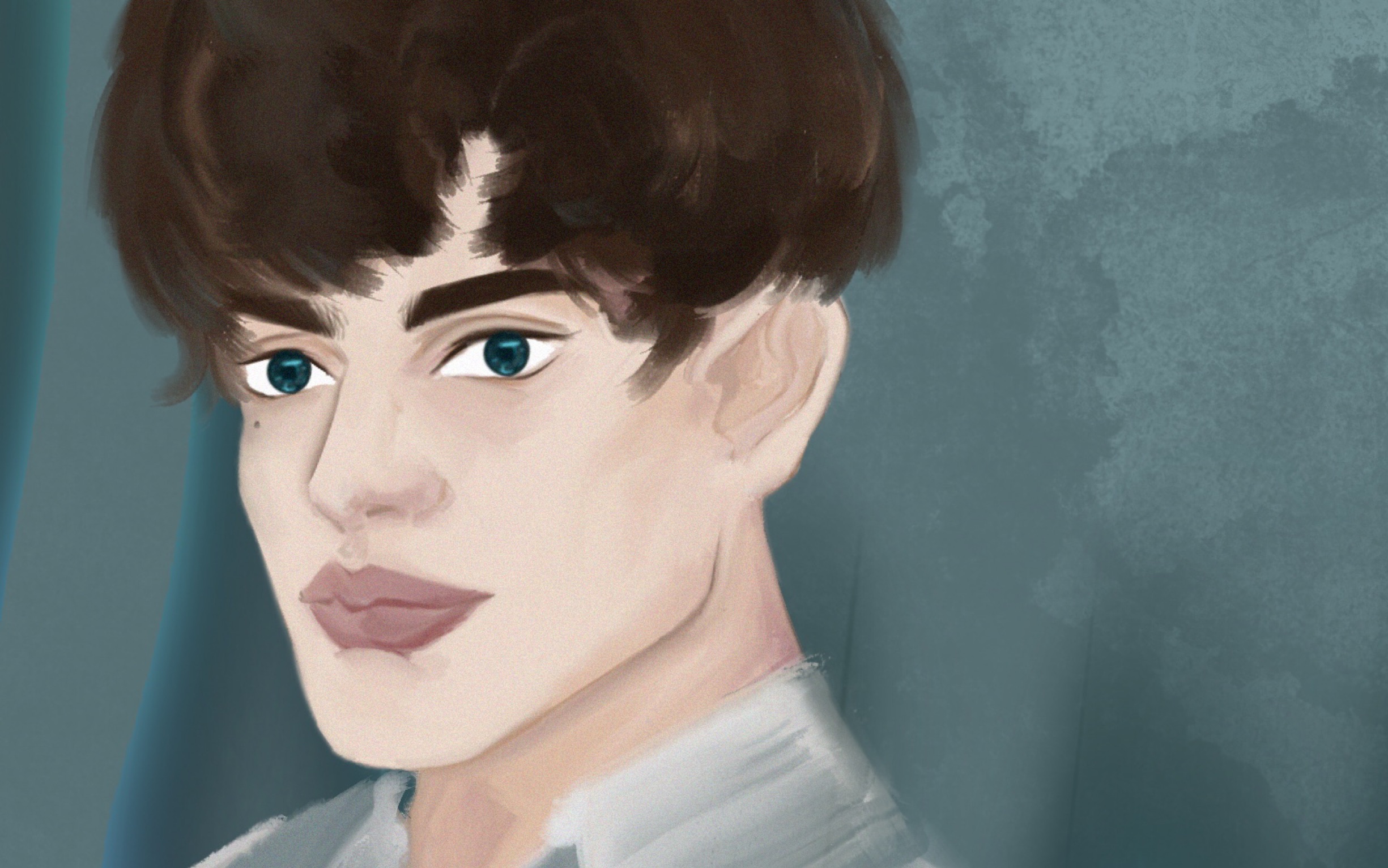 尝试首涂了一个大头