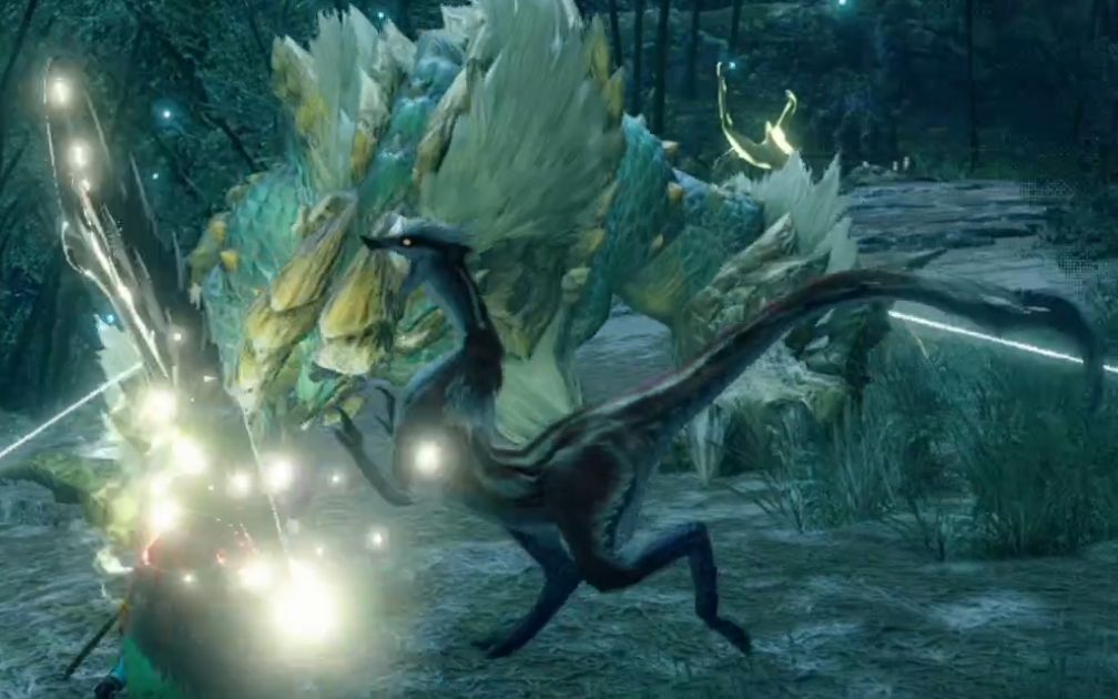 mhr大剑雷狼龙4分17ta初