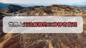 秘鲁纳斯卡线存在的目的 至今仍未清晰 如今在它附近又发现新的一组纳斯卡线 是人物图案 它们代表的意义究竟是 哔哩哔哩