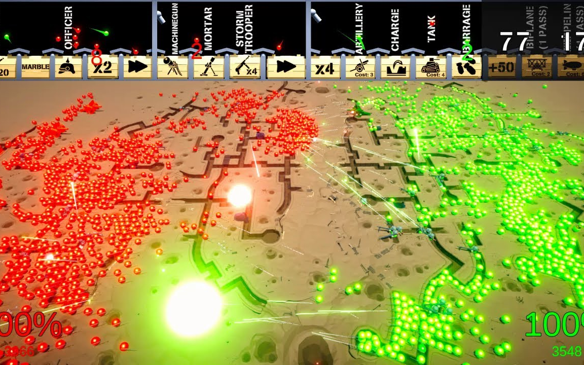 [图]战壕阵地战——红绿球球们的宿命对决第十七季！【Lost Marbles 3D】