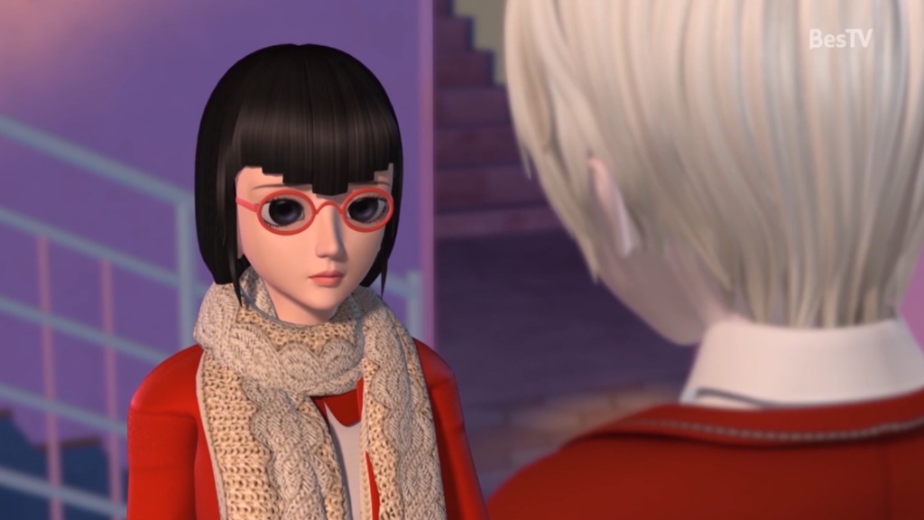 齐娜送给封银沙自己织的围巾