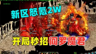 Download Video: 热血传奇：土豪道士新区怒氪2W，起步召唤顶级阎罗，全区傻眼！