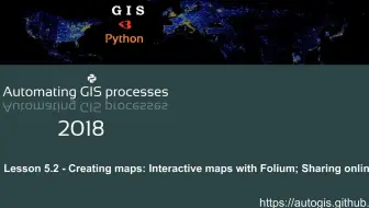 AutoGIS Lesson 5.2 (2018) - Creating interactive maps创建交互式地图.mp4