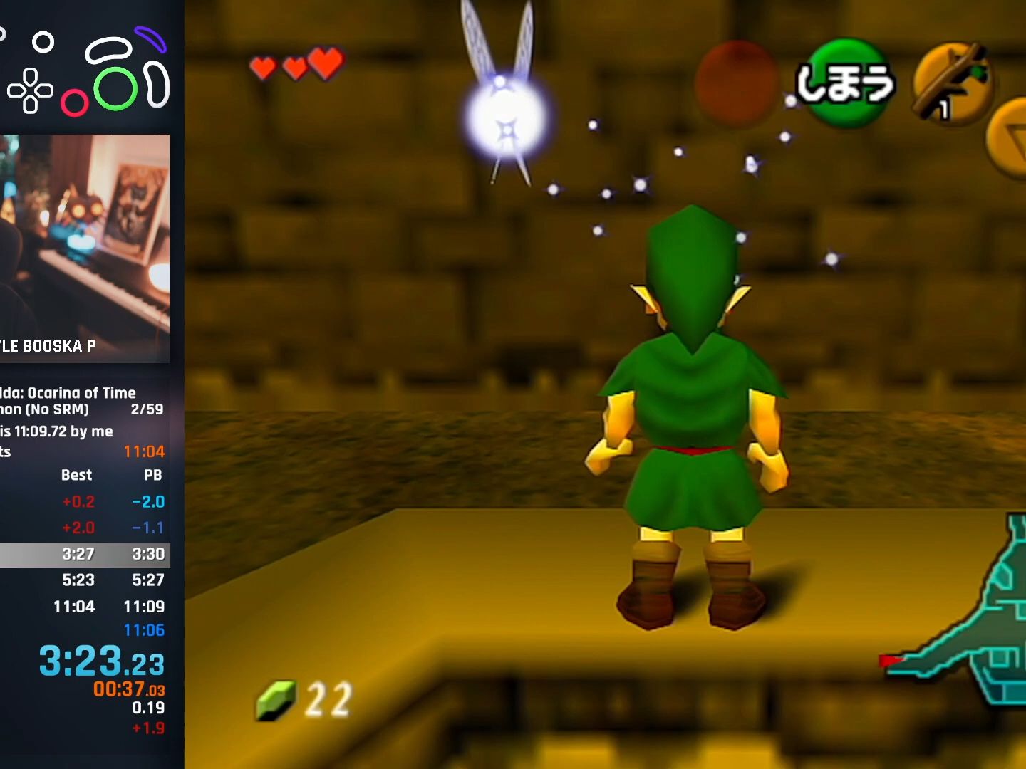 【转载】塞尔达传说:时之笛 速通10分57秒(defeat ganon)玩家:siirzax