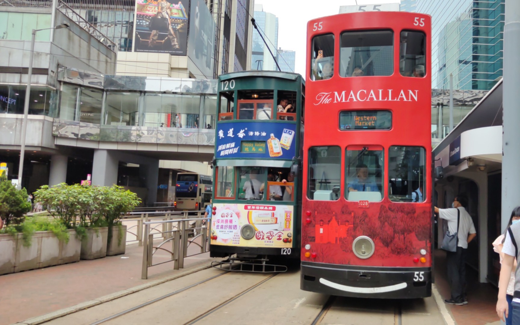 香港叮叮车运行实录前方展望 铜锣湾总站→金钟港铁站