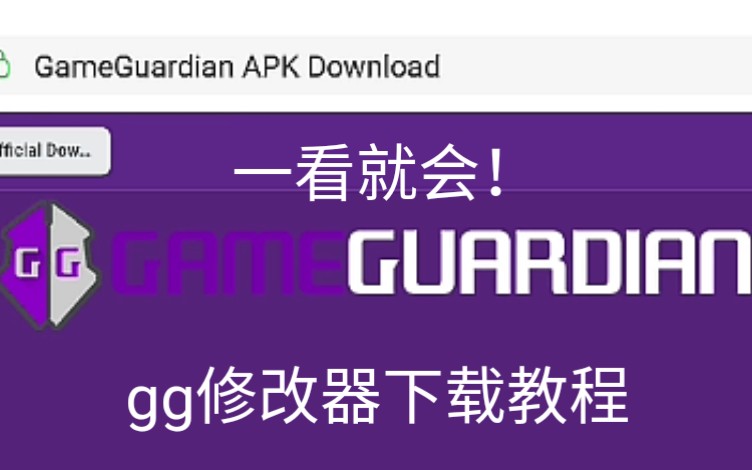 [图]GameGuardian下载教程完整版（附vx框架下载教程）