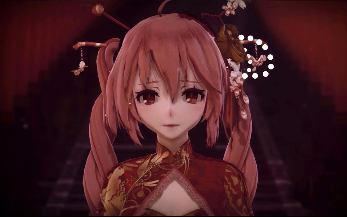 【mmd】under cloud 唯美白丝重音超短旗袍