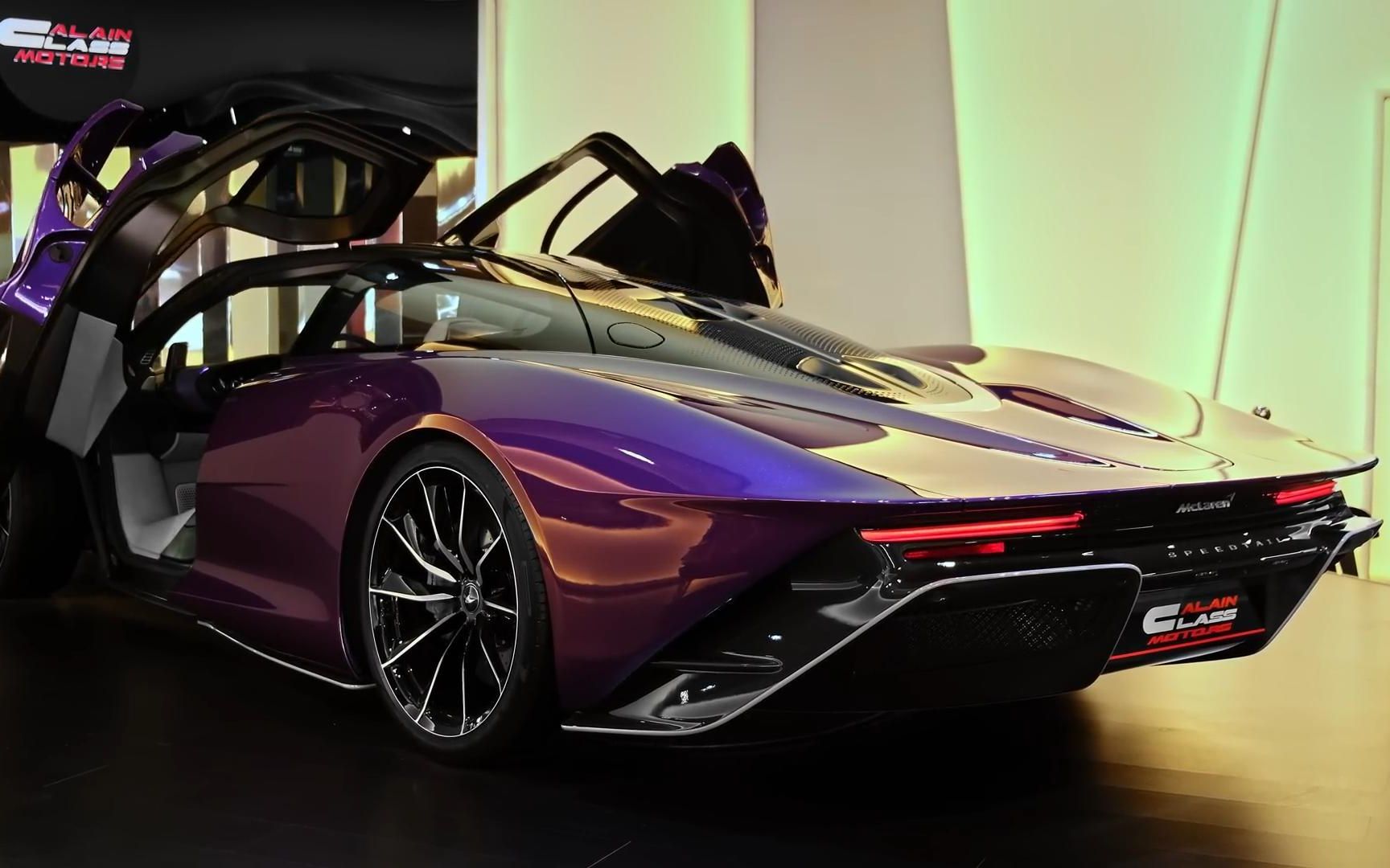 迈凯伦家族旗舰的气场;迈凯伦speedtail