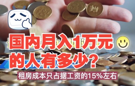 国内月入1万元的人有多少?哔哩哔哩bilibili