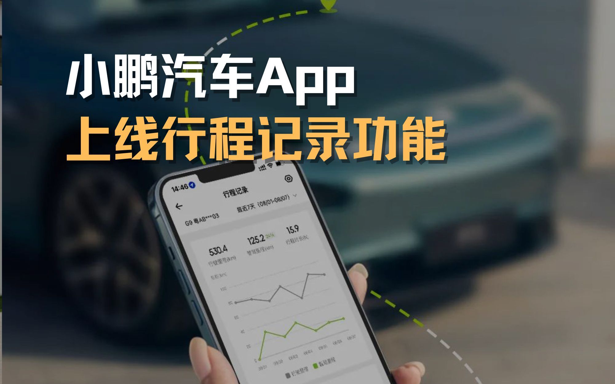 小鹏汽车App上线行程记录功能 向全系车型开放 可查行程数据哔哩哔哩bilibili