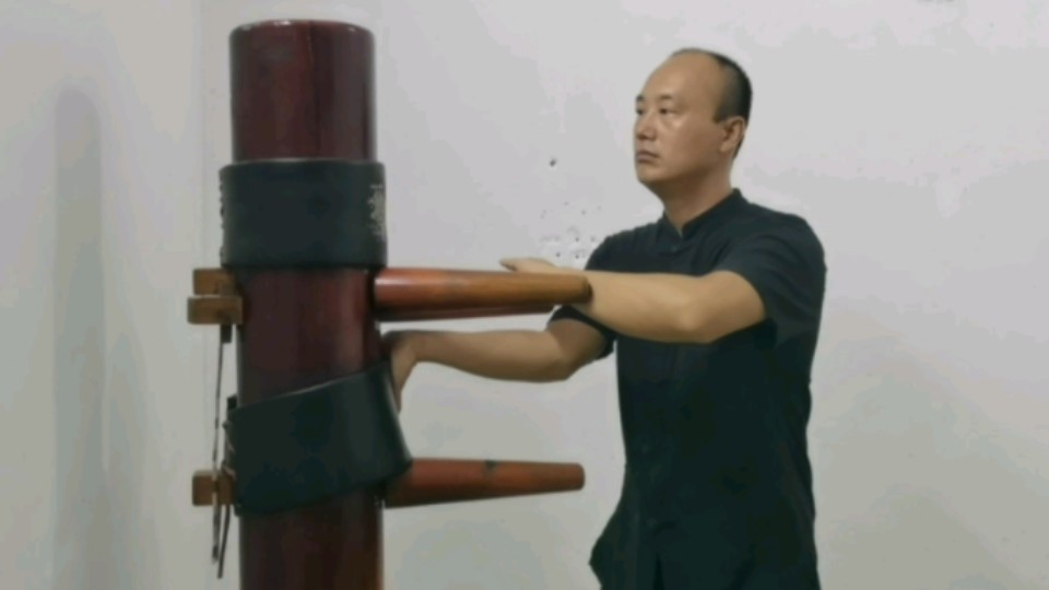 咏春拳散式,拦手底掌练习