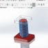 SolidWorks装配体弹簧动画，如何让弹簧伸缩自如