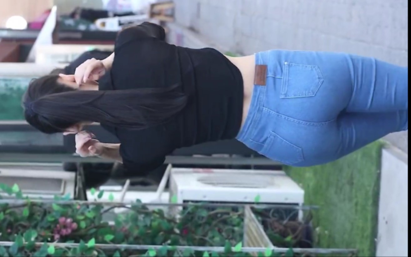 牛仔裤背影杀系列