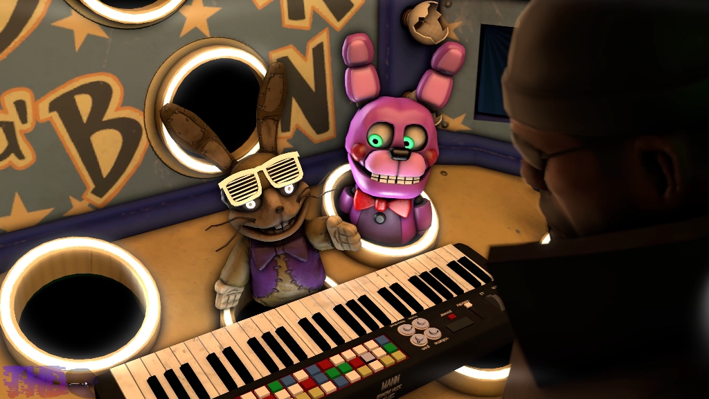 [fnaf/meme] glitchtrap is so cool look at him go