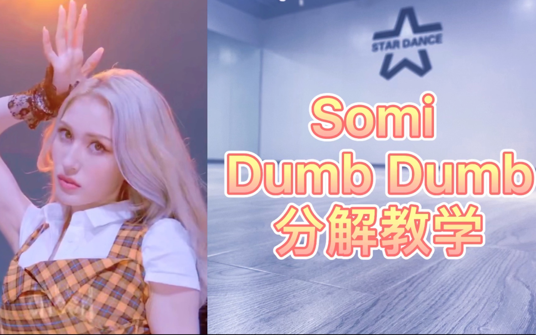 【北京星舞团】Somi  Dumb Dumb沥沥老师,慢速镜面分解教学~全程基本没什么走位,哈哈哈!但是动作衔接可能不太好记,大家加油哦!哔哩哔哩bilibili