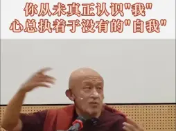 Download Video: 感受下宗萨仁波切幽默智慧的开示：你的不安全感来源于你从未真正认识“自我”