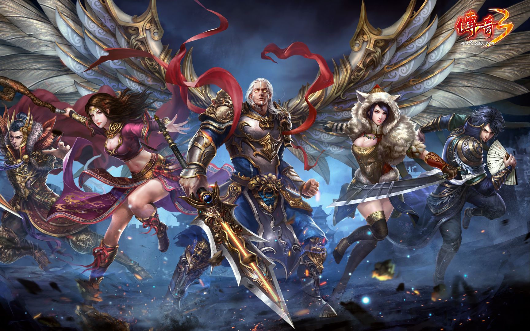 复古传奇三职业手游 传奇3光通版 神舰跑船 影魅召唤,元素觉醒!