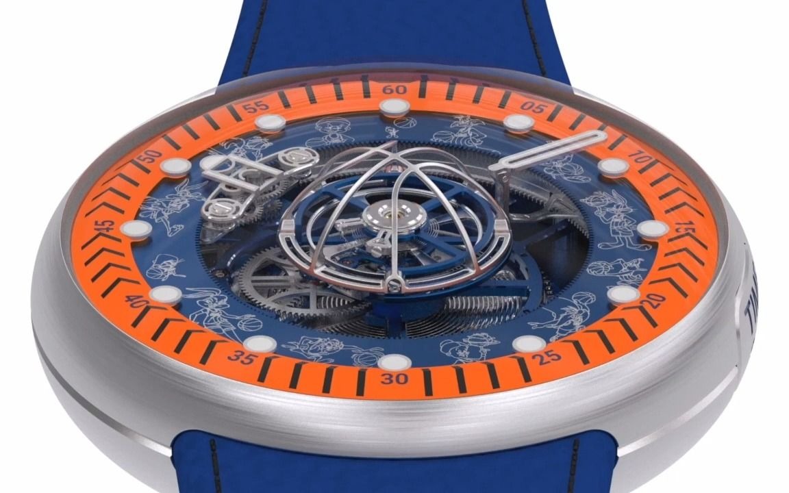 太空星系陀飞轮机械手表