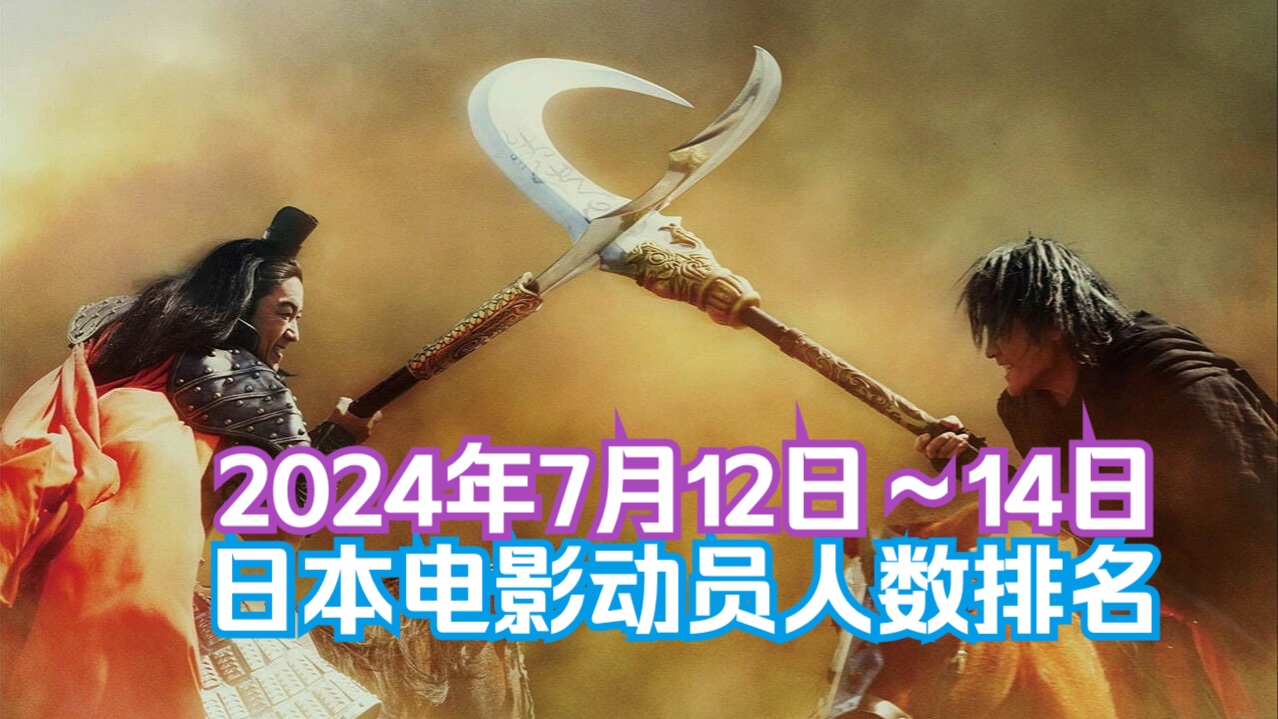 【日本电影票房】2024年7月12日~14日,日本电影动员人数排名.“海洋节假期”加持「王者天下4 大将军归来」首周狂砍22亿震撼上映.哔哩哔哩bilibili