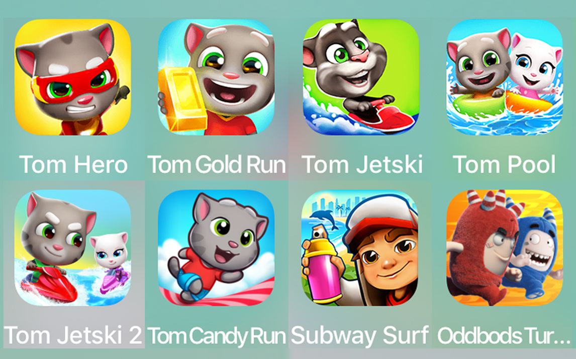 [图]Tom Hero|TomGoldRun|Tom Jetski|Tom Pool|TomCandyRun|Tom Jetski2|Subway Surf|Oddb