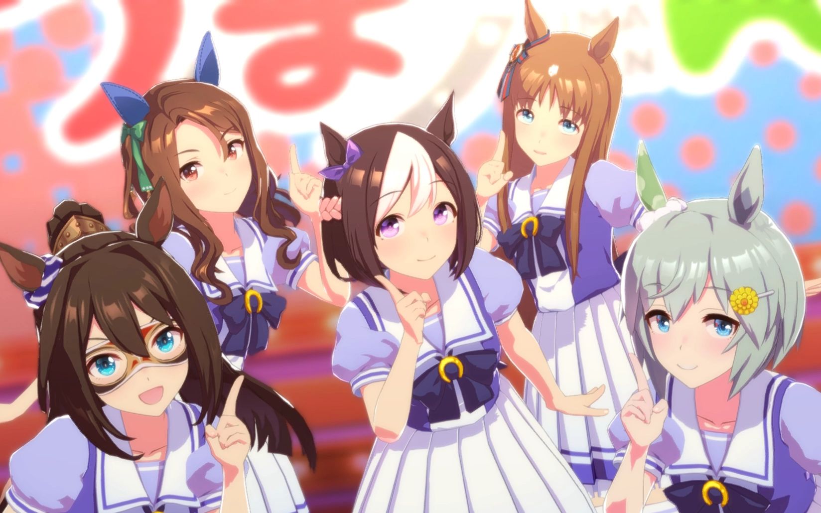 [4k]黄金世代们的ぴょいっと78はれるや!(赛马娘四格ed)