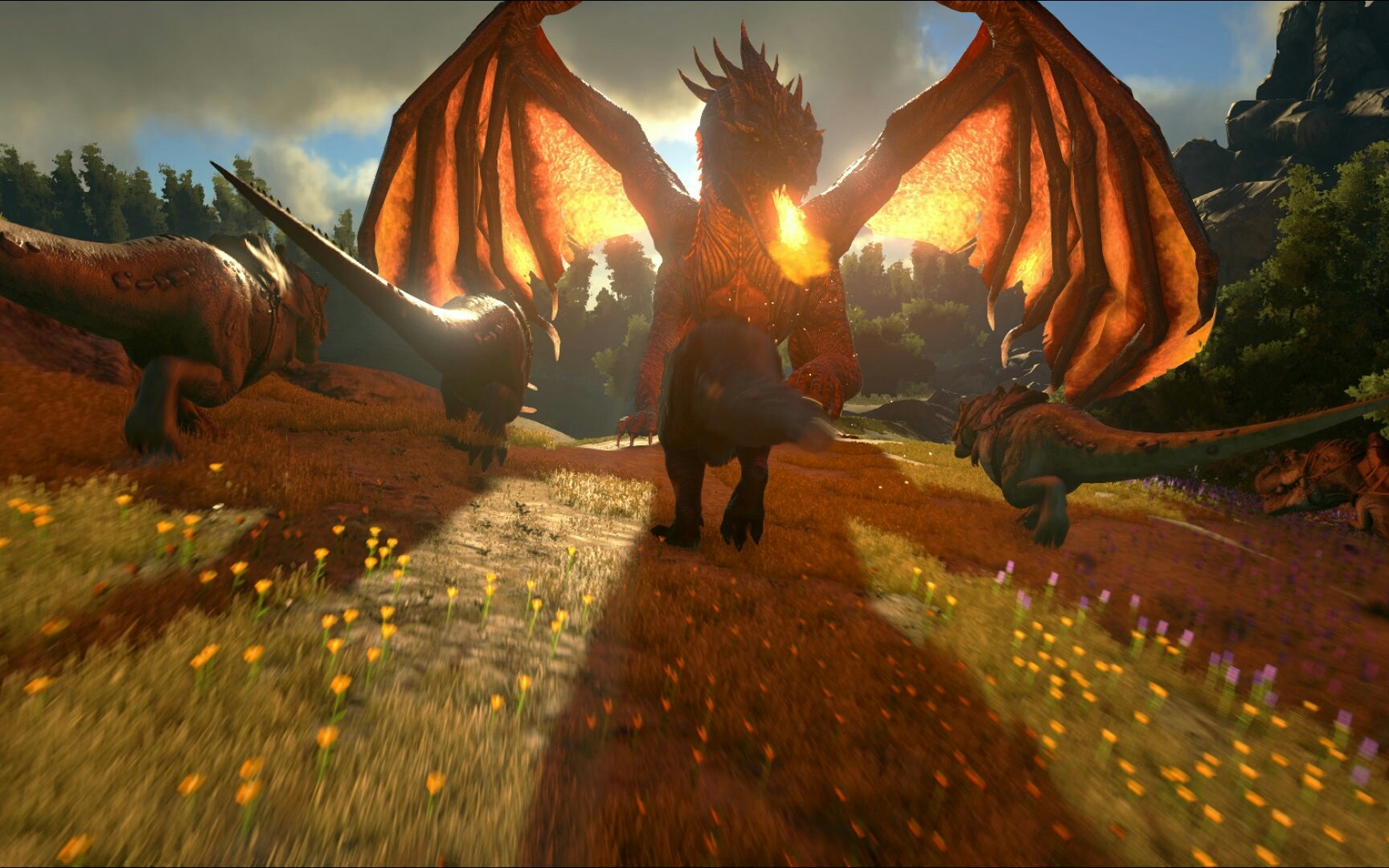 【方舟生存进化】喷火龙vs方舟强者