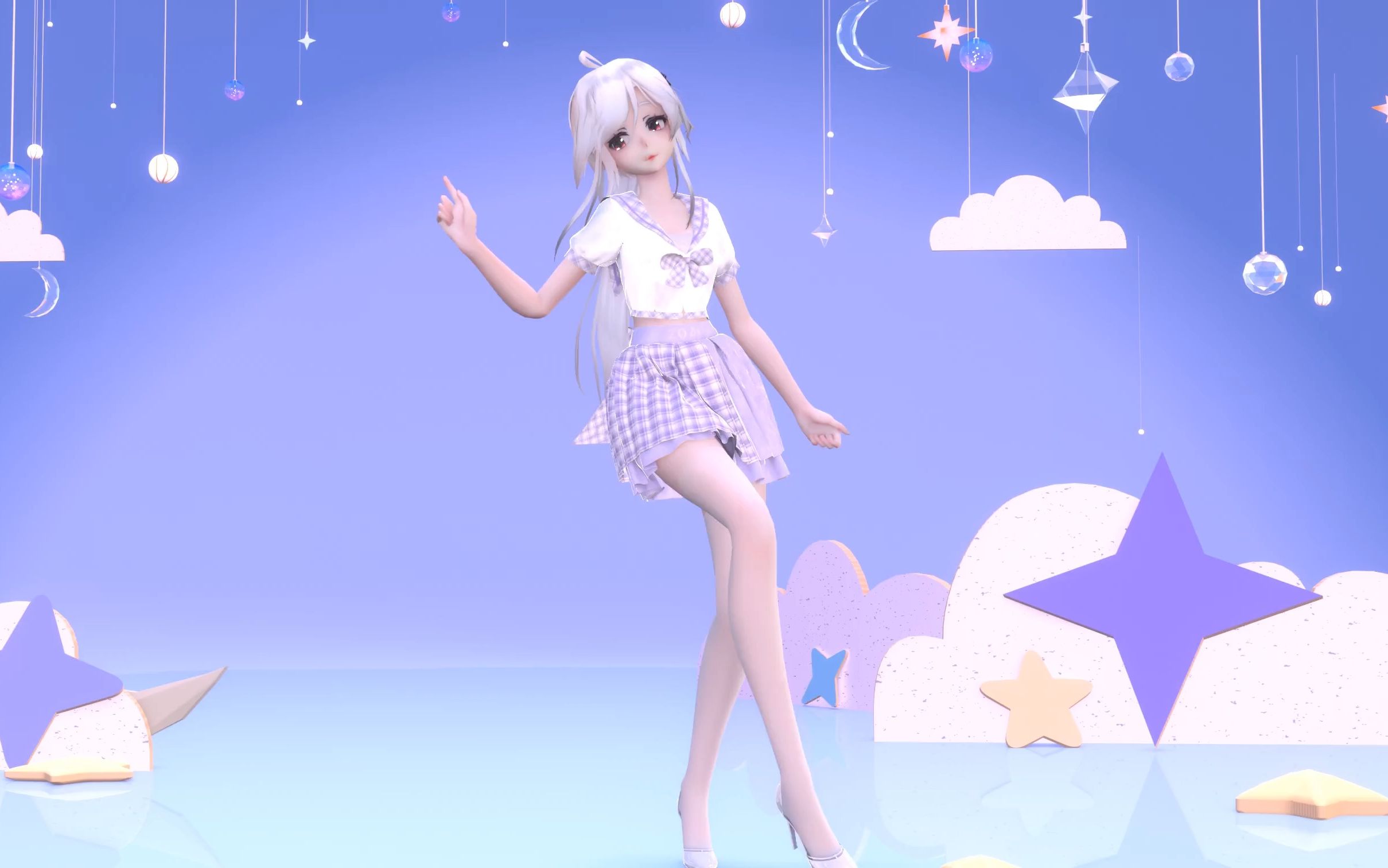 【弱音/布料解算】还是你的笑容最可爱