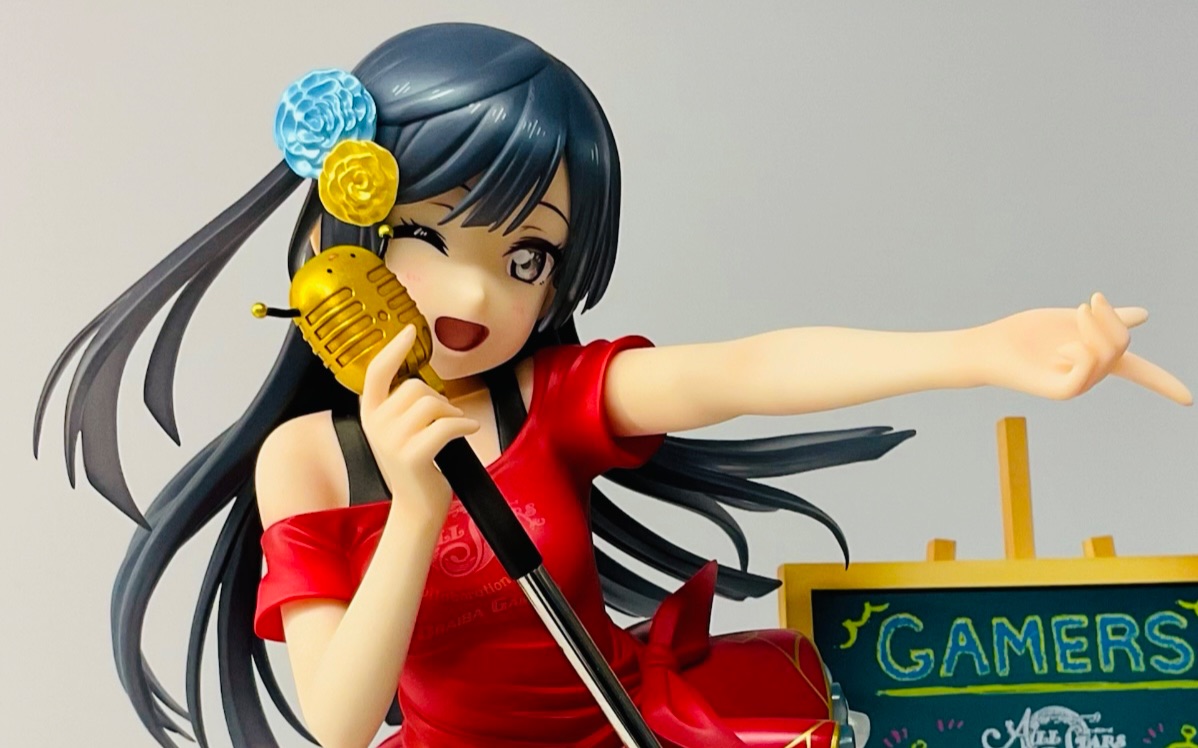 大声喊出超喜欢优木雪菜看板娘手办开箱展示