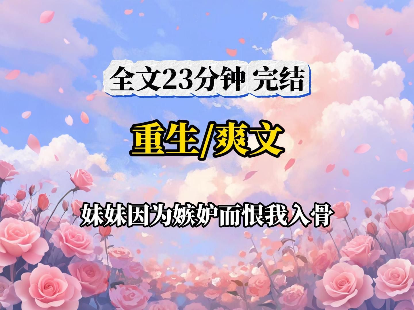 (全文已完结)妹妹因为嫉妒而恨我入骨哔哩哔哩bilibili