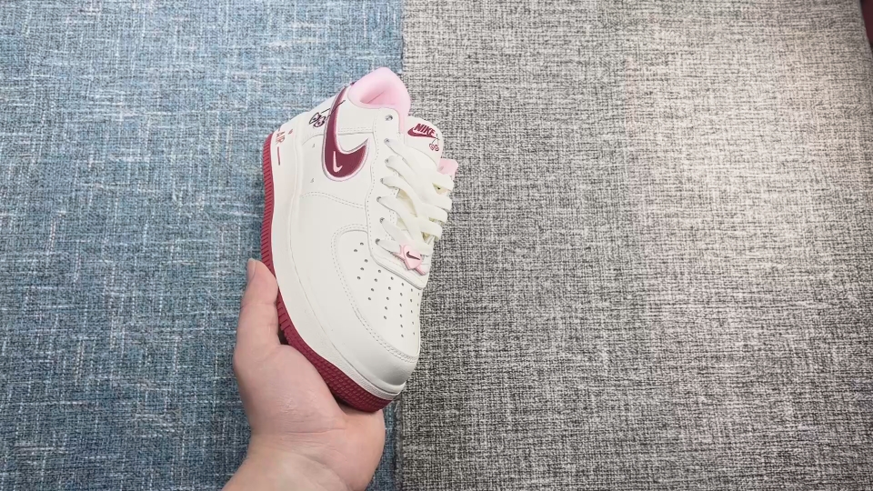 顶级版本分享 耐克nike air force 107 low 樱桃味 情人节限定 低帮
