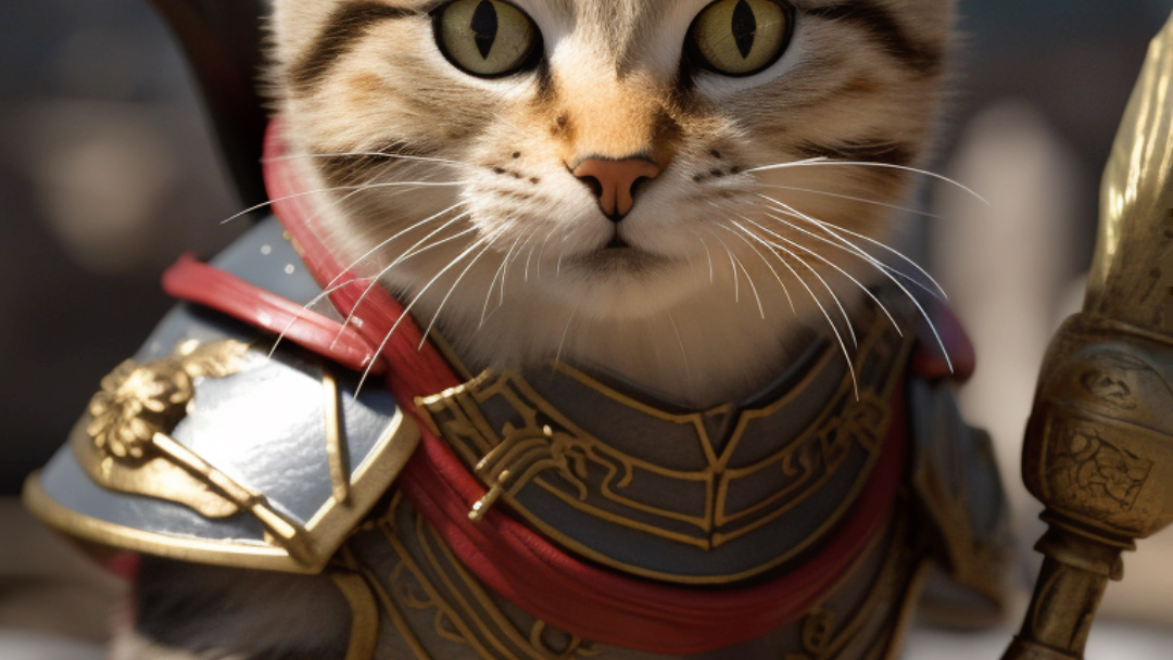 猫骑士,勇敢出击