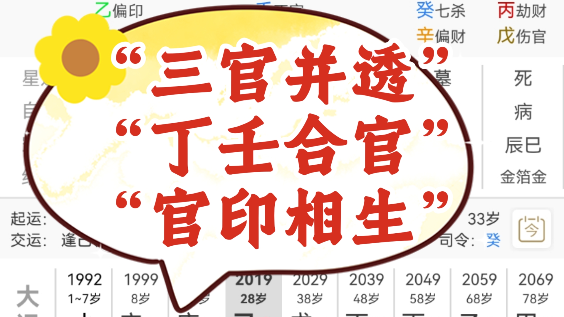 “三官并透”“丁壬合官”“官印相生”——事业心强悍的美女小姐姐…𐟔尟”尟”奓”哩哔哩bilibili