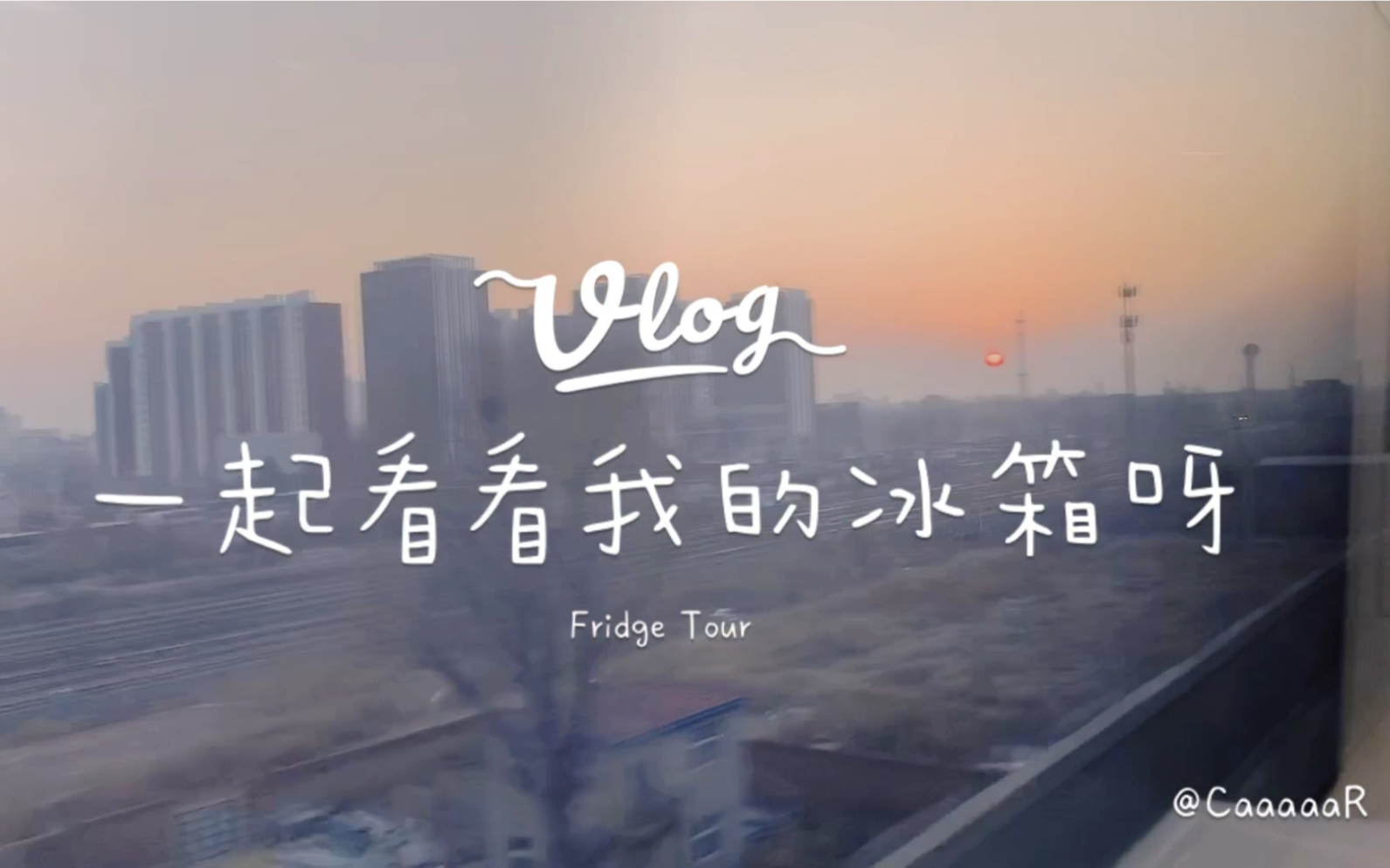 Fridge Tour|一起看看我的冰箱呀哔哩哔哩bilibili