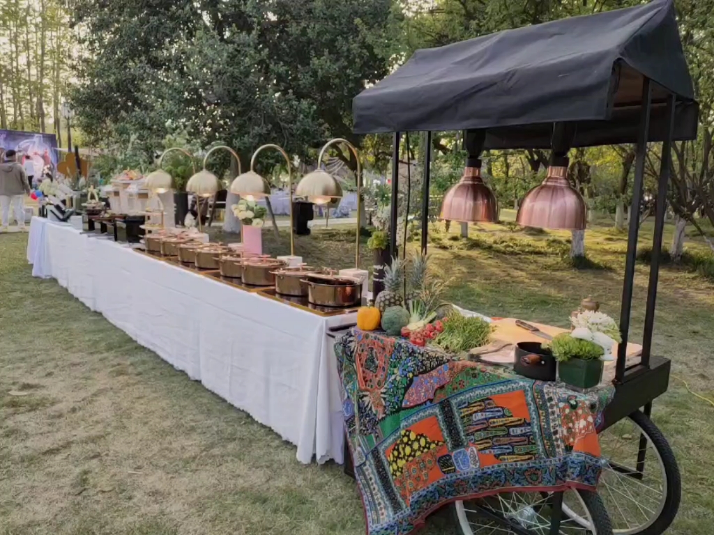 户外烧烤bbq,生日派对家宴,上门烧烤服务,宴会外烩服务 草坪婚礼自助