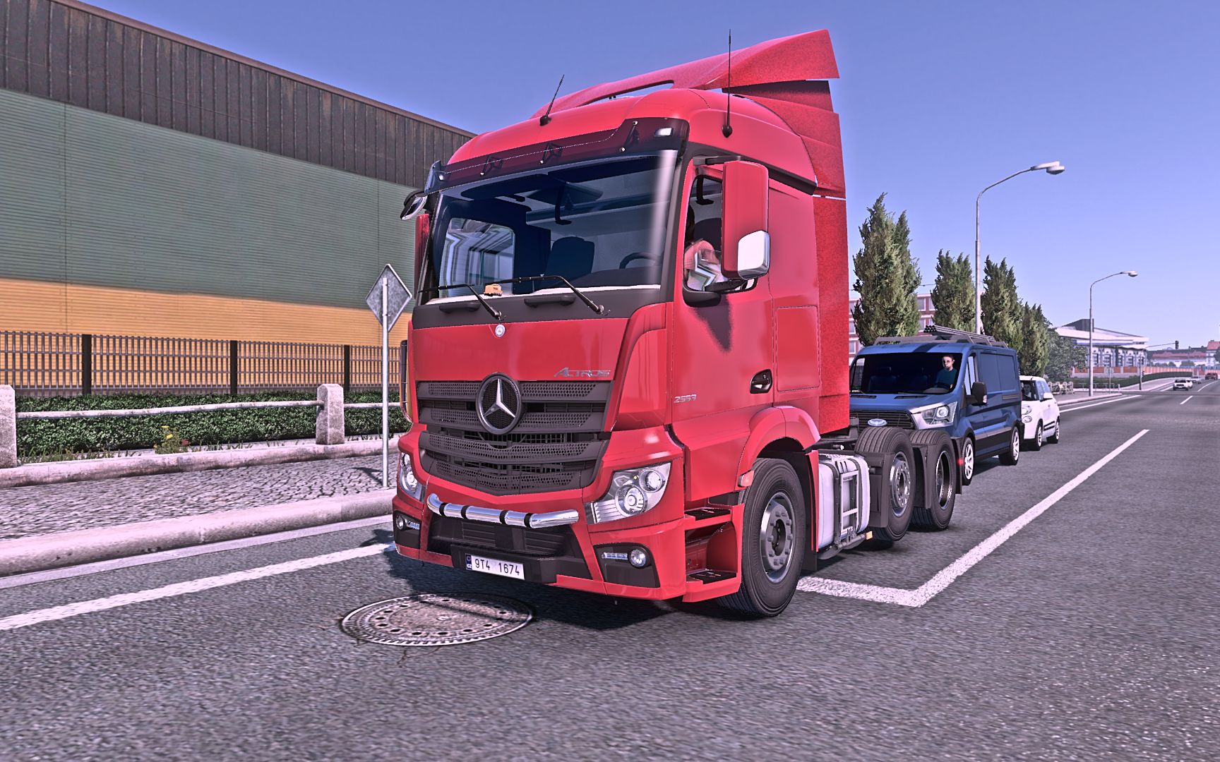 【欧卡2mod】奔驰mp4 galimim 修复版 1.7(1.43)