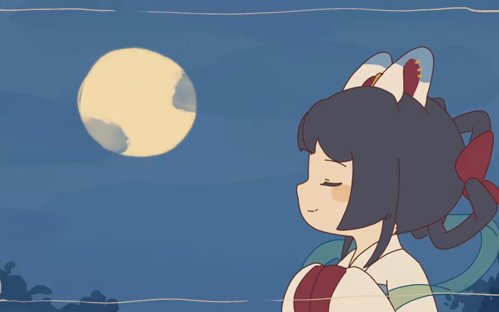 2023哔哩哔哩拜年纪单品《人间游》壁纸"望明月"进动态拿走不谢!