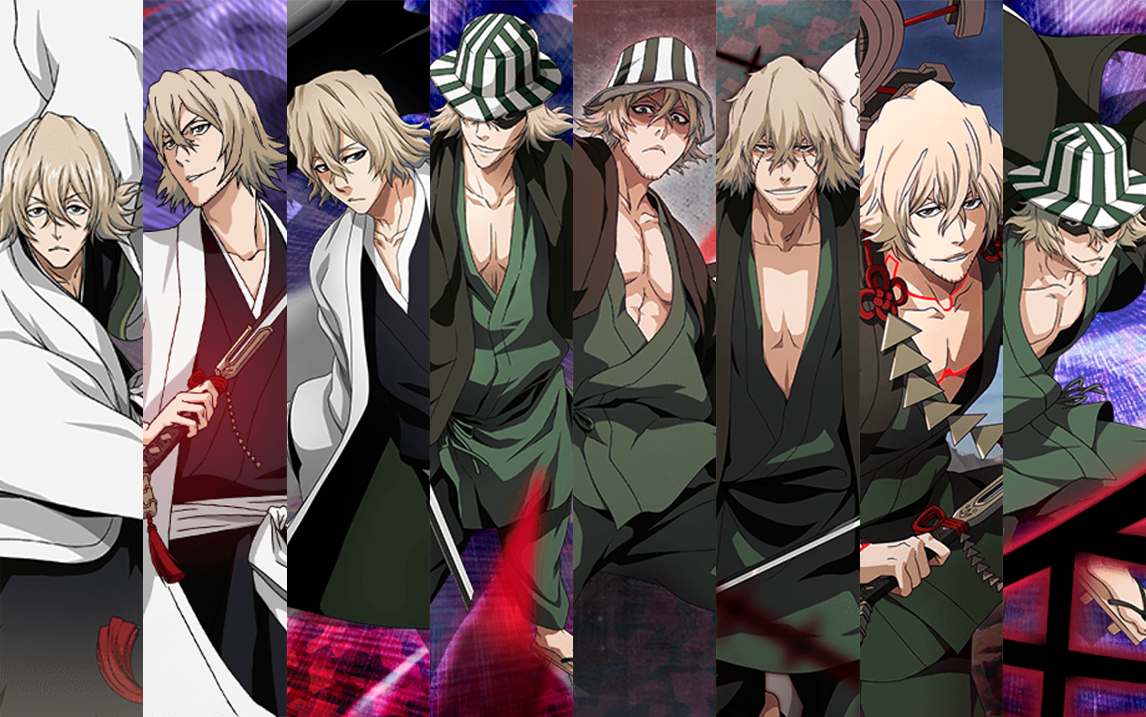 原喜助"全形态合集"主线篇ver (bleach brave souls 死神勇敢的灵魂)