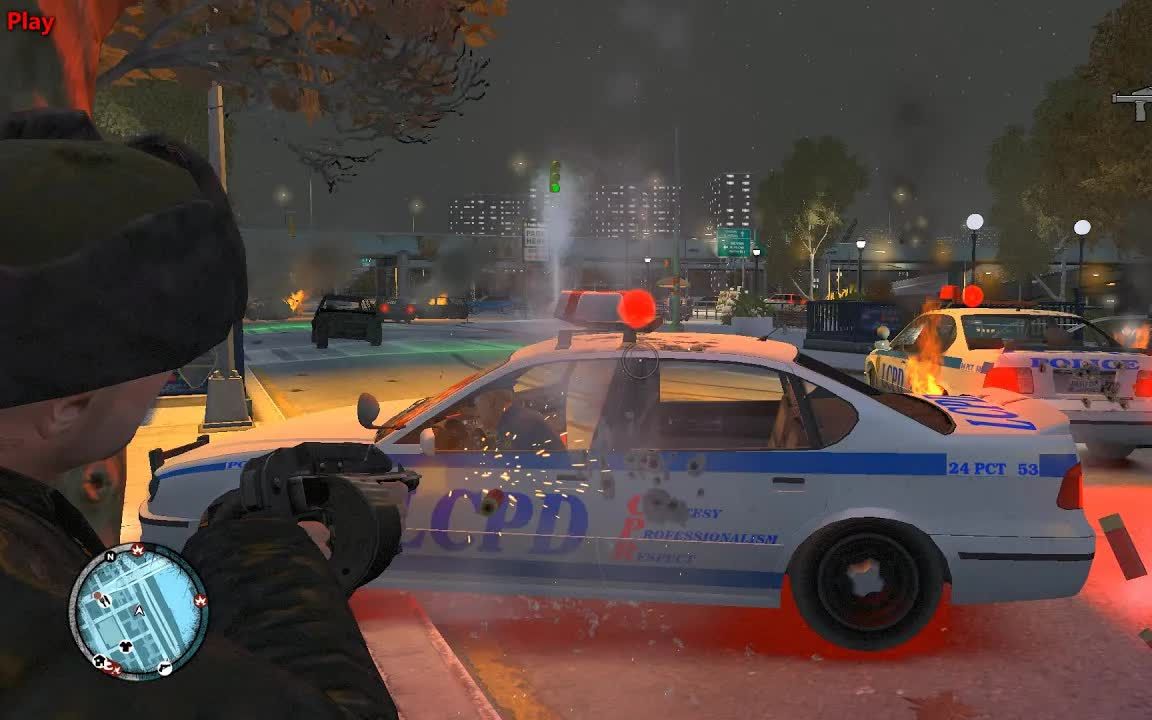 [图]乔《GTA4：失落与诅咒》- 强尼警察横冲直撞 + 六星大逃亡