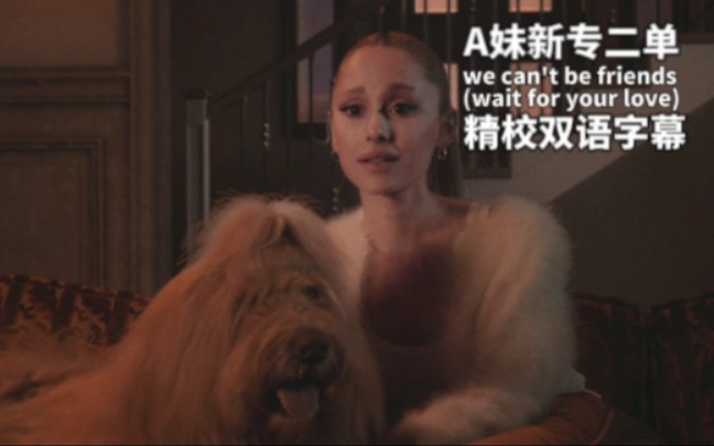 [图]【中英双字】we can't be friends (wait for your love) - Ariana Grande(A妹新专二单)