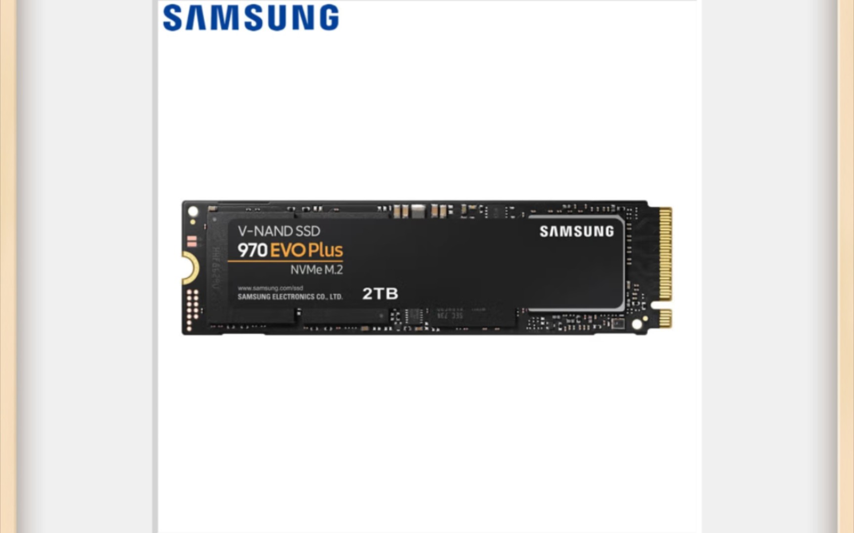 2t 版跌破千元:三星 970 evo plus 固态硬盘 999 元新低(3500mb/s)