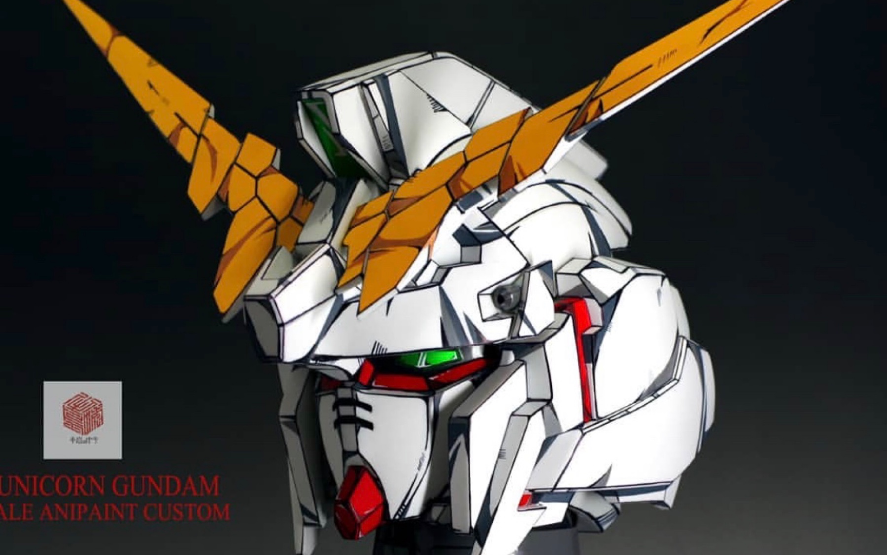带大家看看二次元涂装的独角兽高达_哔哩哔哩 (゜-゜)つロ 干杯~-bili