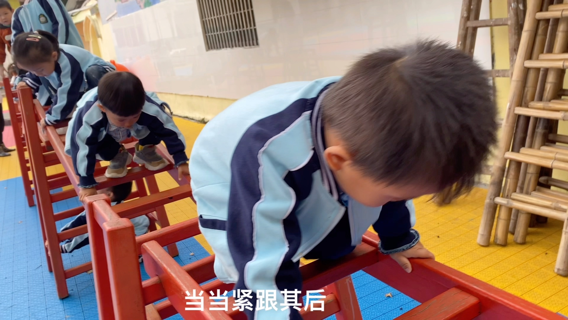 幼儿户外活动记录之攀爬架哔哩哔哩bilibili