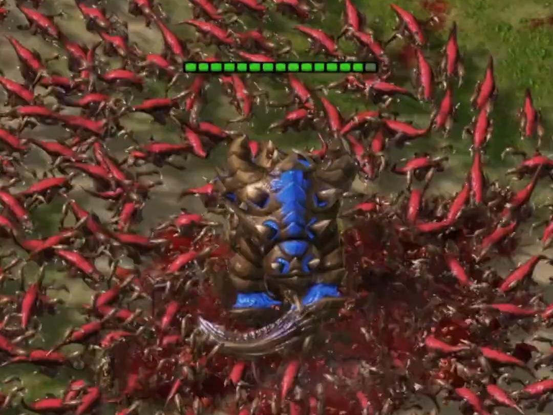 星际争霸2 lowkotv 500条无科技小狗 vs 1头满科技大牛