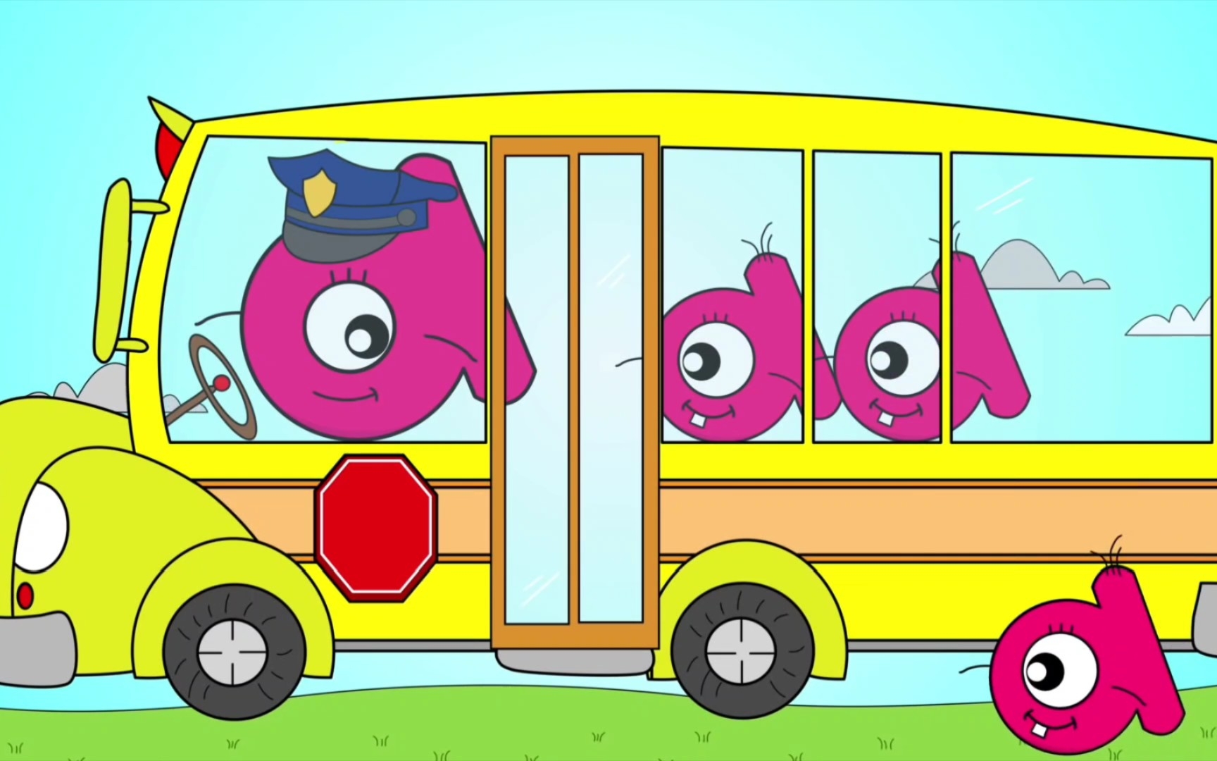 [图]【英语启蒙】The Wheels On The Bus | Nursery Rhythm