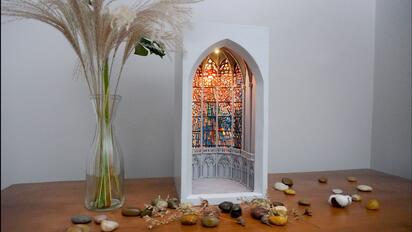 做一个DIY创意教堂灯