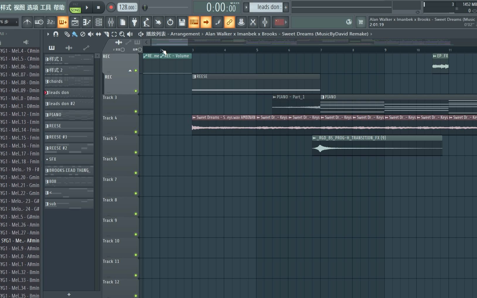 Alan Walker x Imanbek x Brooks  Sweet Dreams (MusicByDavid Remake)【内含FLP】哔哩哔哩bilibili