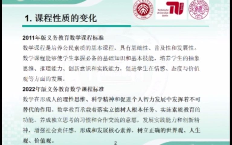 [图]图形与几何领域的主要变化与教学改革