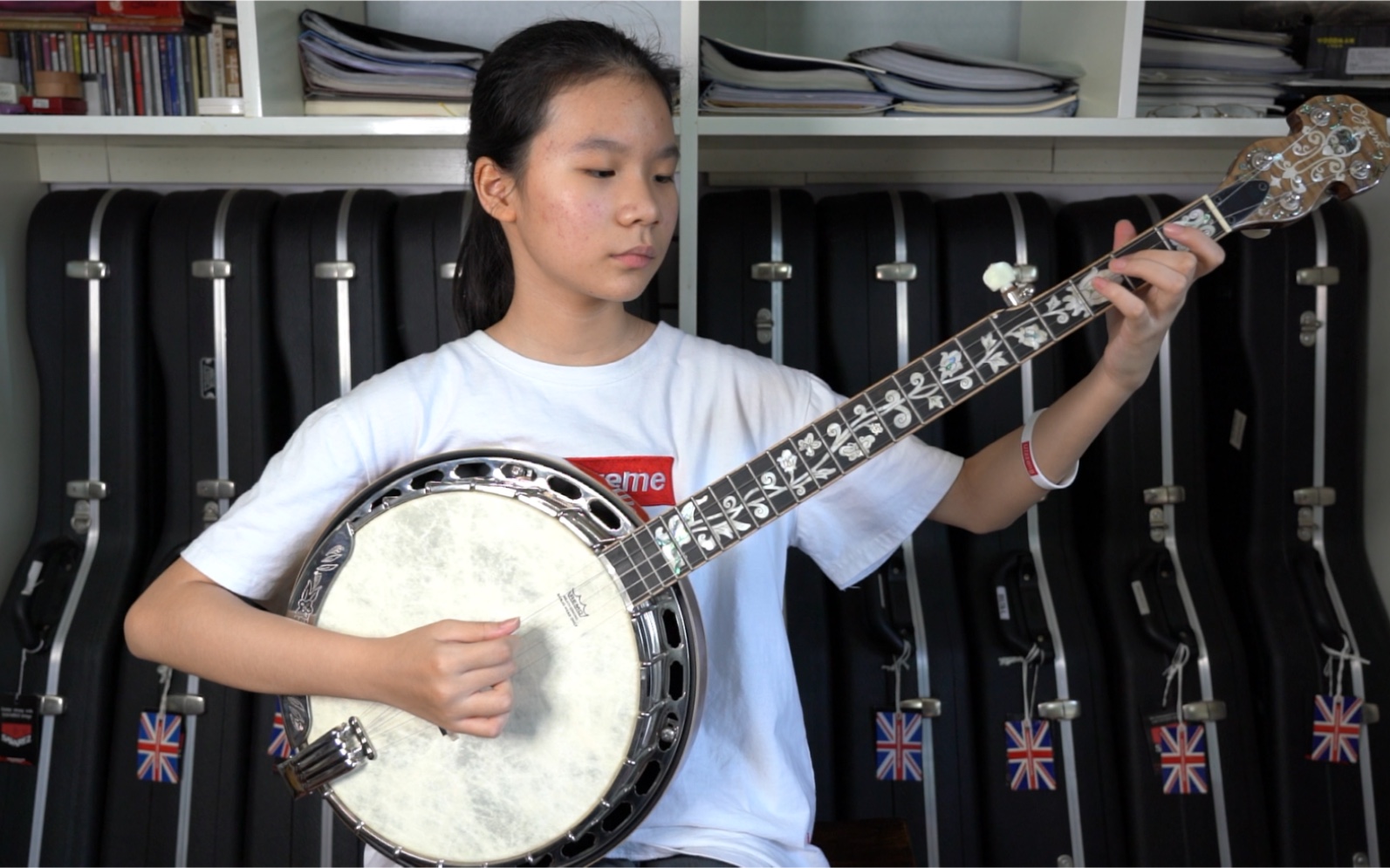 [图]民谣经典《哦，苏珊娜》 banjo