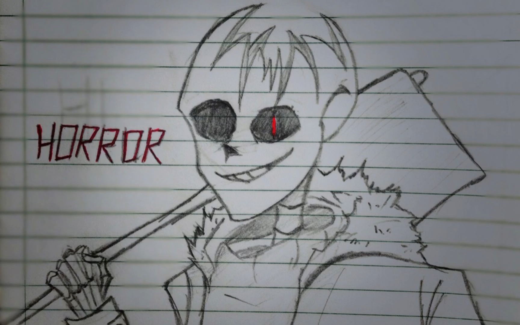 【horror sans】手绘 *永恒的猎物