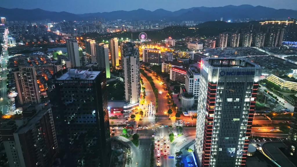 河源夜景浪漫地方图片